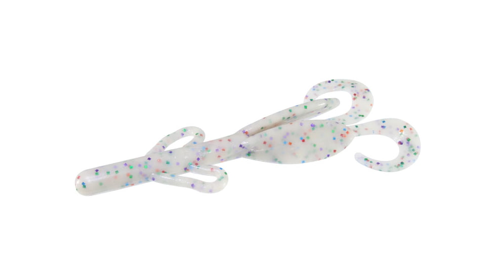 Zoom Baby Brush Hog Creature Bait, 12 Pack, 4in, Birthday Cake, 042415X