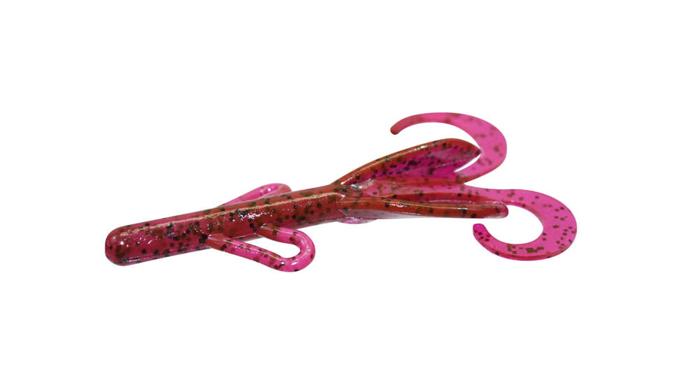 Zoom Baby Brush Hog Creature Bait, 12 Pack, 4in, Chameleon, 042020X
