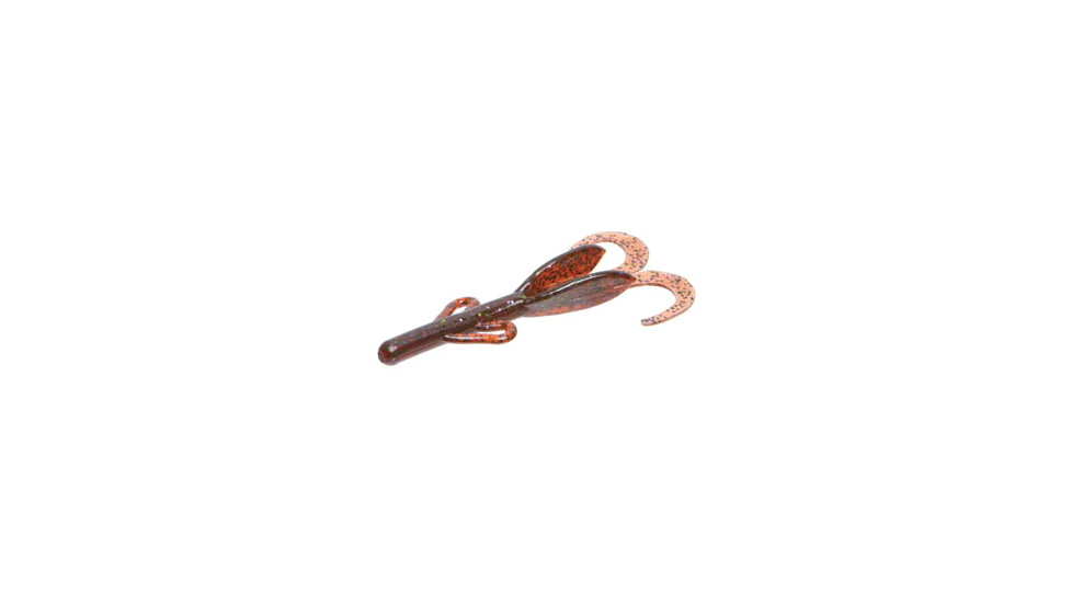 Zoom Baby Brush Hog Creature Bait, 12 Pack, 4in, Scuppernong Candy, 042326X