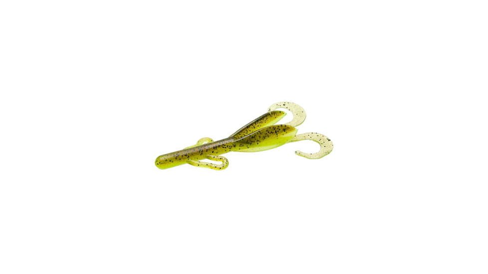 Zoom Brush Hog Creature Bait, 8 Pack, 6in, Kiwi, 022254X