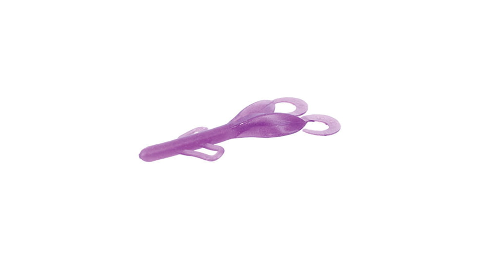Zoom Brush Hog Creature Bait, 8 Pack, 6in, Old Purple, 022065X