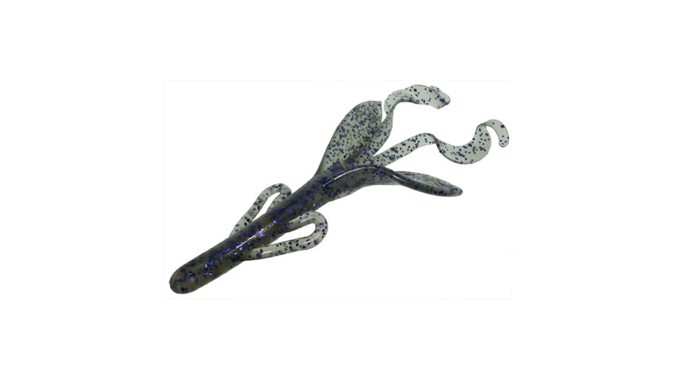 Zoom Brush Hog Creature Bait, 8 Pack, 6in, Smoke Purple, 022010X