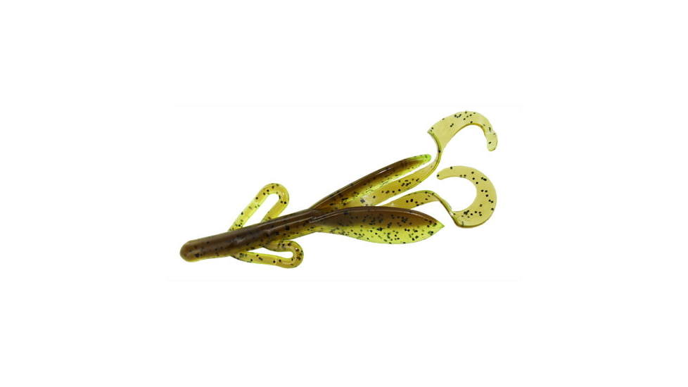 Zoom Brush Hog Creature Bait, 8 Pack, 6in, Summer Craw, 022301X