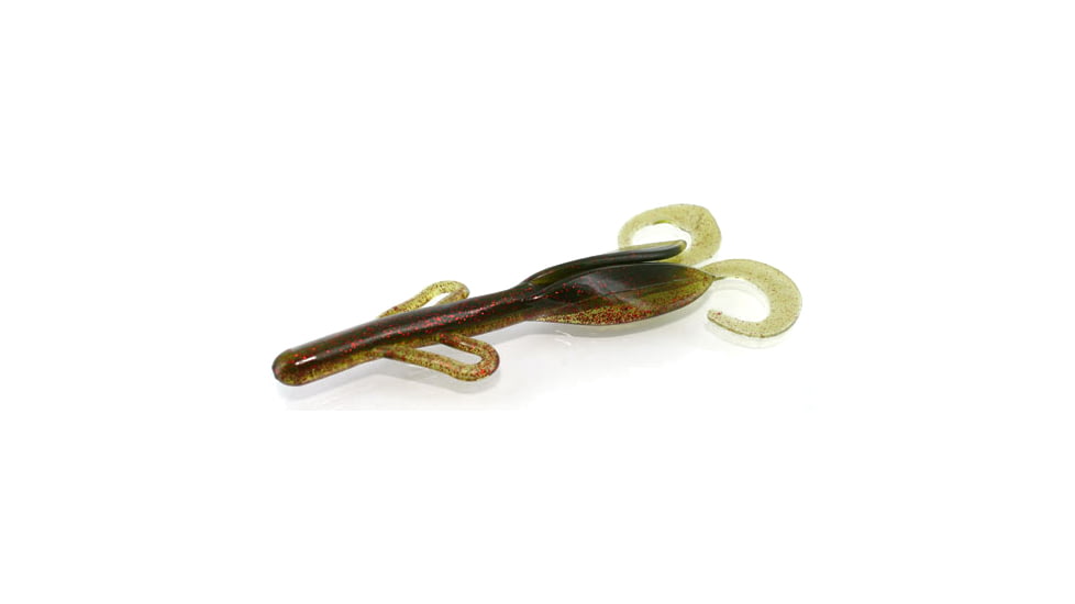 Zoom Brush Hog Creature Bait, 8 Pack, 6in, Watermelon Slice, 022339X