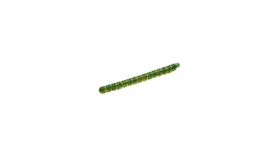 Zoom Centipede Finnesse Worm, 20 Pack, 4in, Blue Watermelon, 007103X