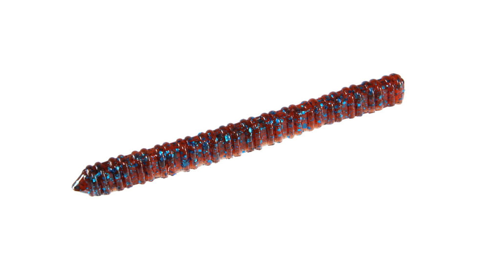 Zoom Centipede Finnesse Worm, 20 Pack, 4in, Moccasin Blue, 007007X