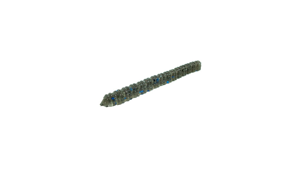 Zoom Centipede Finnesse Worm, 20 Pack, 4in, Smokin Blue, 007022X