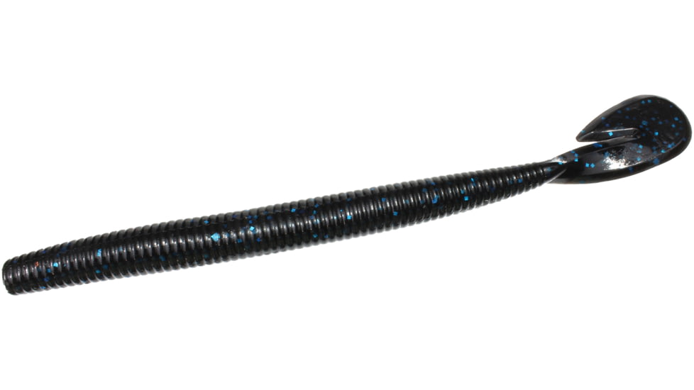 Zoom Mag U-V Speed Worm, 8 Pack, 7in, Black/Blue, 113072X