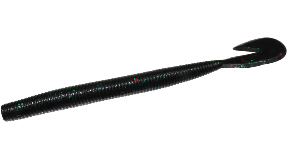 Zoom Mag U-V Speed Worm, 8 Pack, 7in, Black Emerald, 113136X