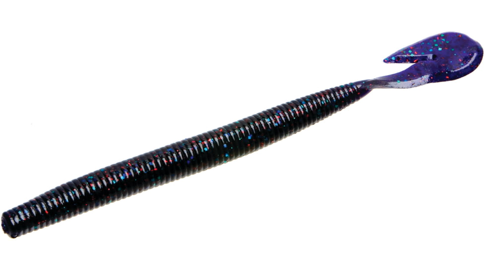 Zoom Mag U-V Speed Worm, 8 Pack, 7in, Junebug Red, 113177