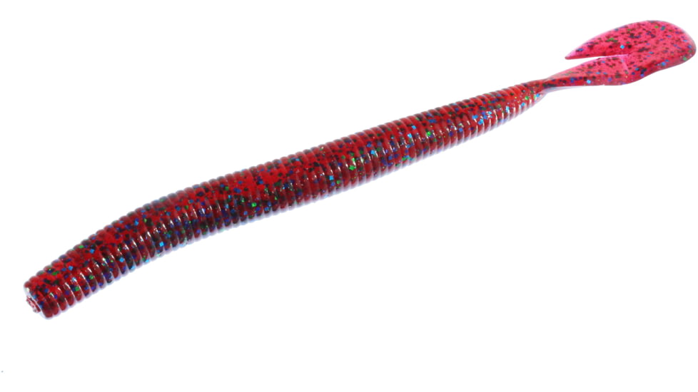 Zoom Mag U-V Speed Worm, 8 Pack, 7in, Plum Apple, 113113X