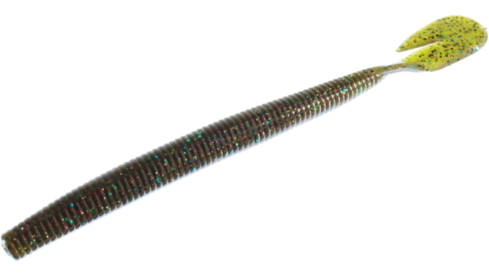 Zoom Mag U-V Speed Worm, 8 Pack, 7in, Tilapia Magic, 113411X