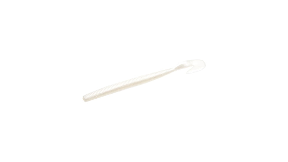 Zoom Mag U-V Speed Worm, 8 Pack, 7in, White Pearl, 113045X
