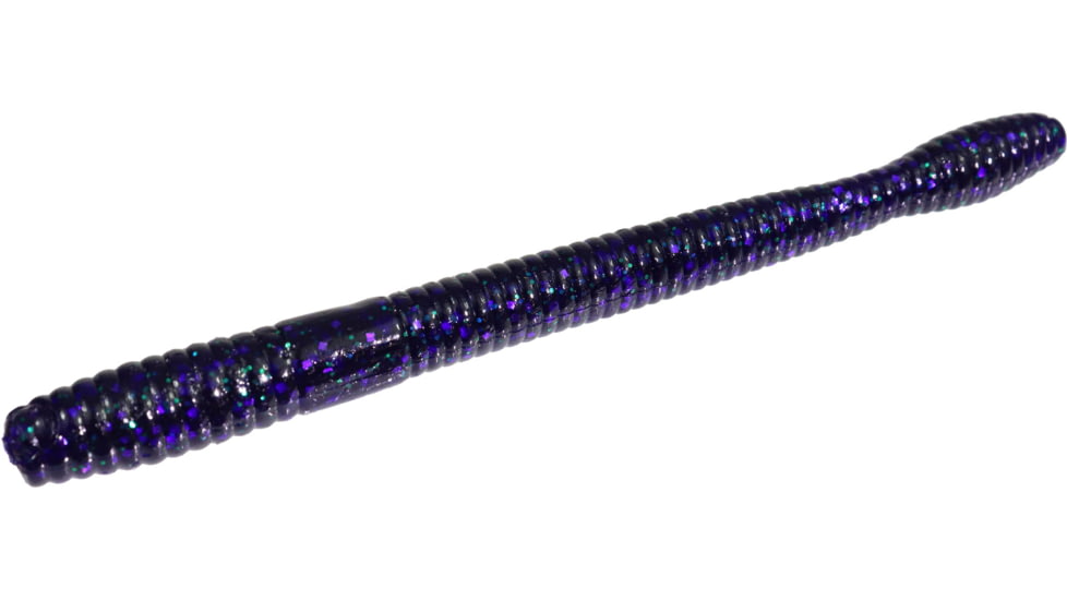 Zoom Magnum Finesse Worm, 10 Pack, 5in, Candy Bug, 114243X