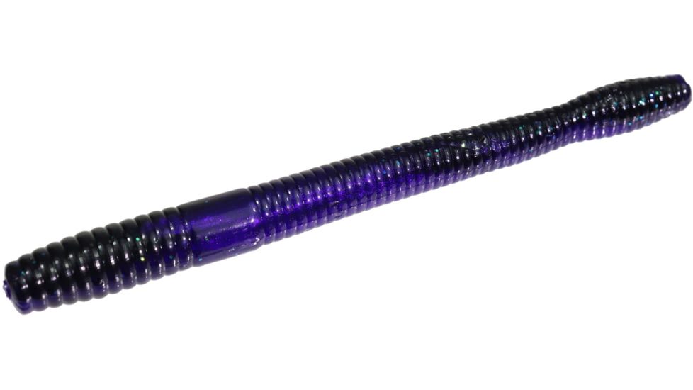 Zoom Magnum Finesse Worm, 10 Pack, 5in, Gooseberry, 114340X