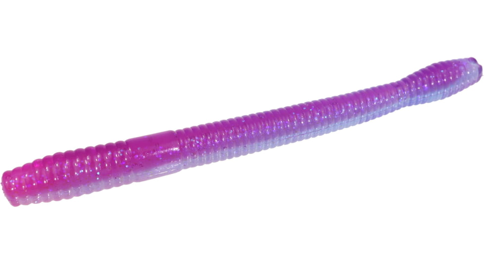 Zoom Magnum Finesse Worm, 10 Pack, 5in, Killer Dawn, 114395X