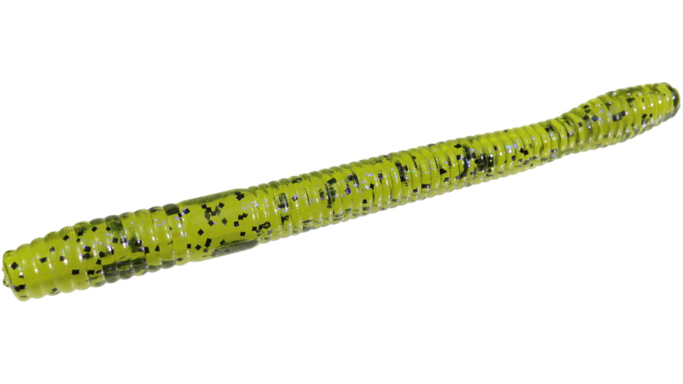 Zoom Magnum Finesse Worm, 10 Pack, 5in, Watermelon Violet, 114341X