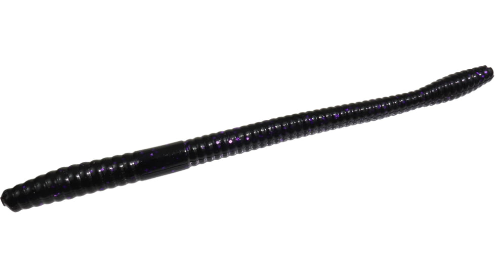 Zoom Magnum Trick Worm, 8 Pack, 7in, Blackberry, 115229X