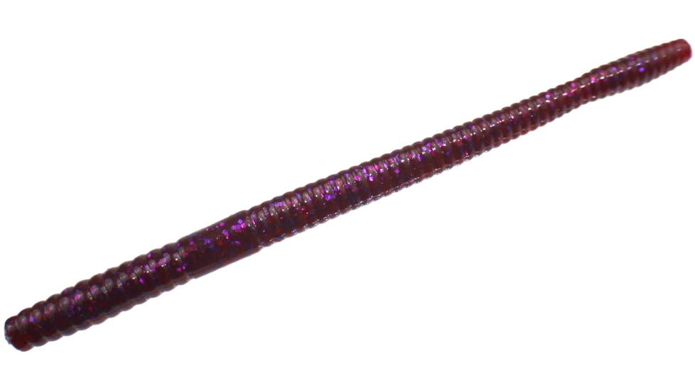 Zoom Magnum Trick Worm, 8 Pack, 7in, Cranberry, 115431X