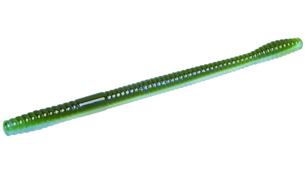 Zoom Magnum Trick Worm, 8 Pack, 7in, Watermelon Moondust, 115363X