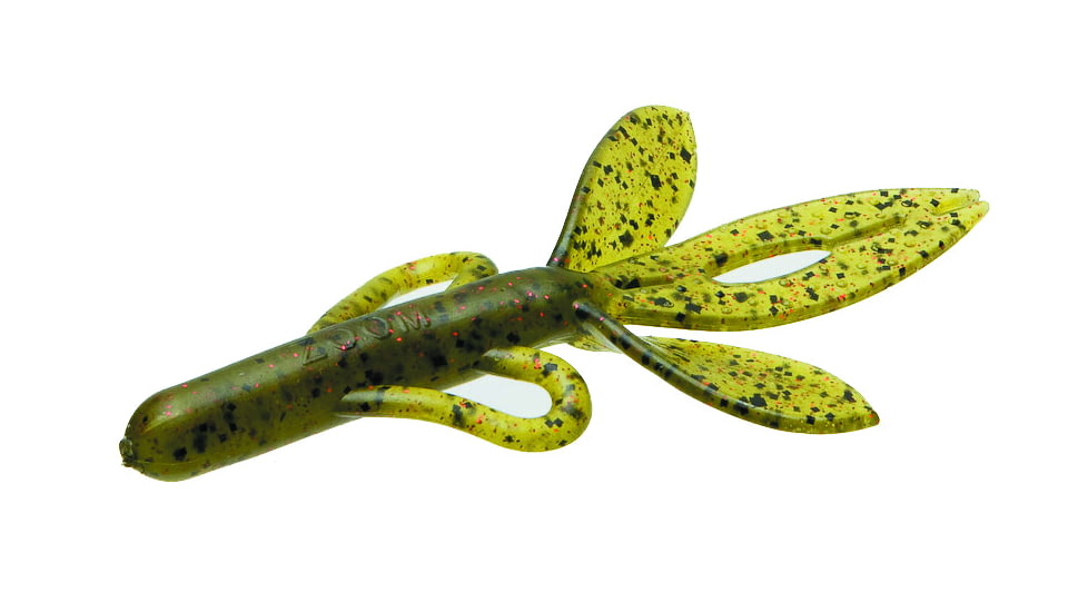 Zoom Super Hog Creature Bait, 10, 4in, Watermelon Red, 085054-SP