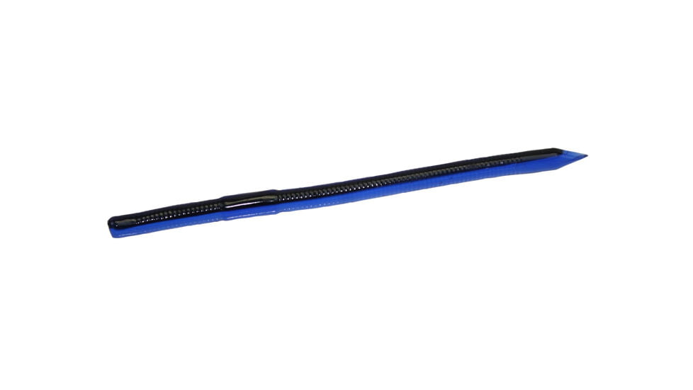 Zoom Swamp Crawler Finesse Worm, 5 Pack, 5.5in, Black Blue Bruizer 2, 016087X