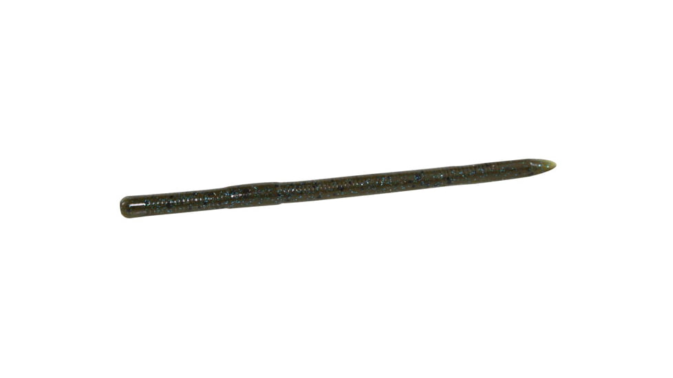Zoom Swamp Crawler Finesse Worm, 5 Pack, 5.5in, Green Pumpkin Blue 2, 016239X