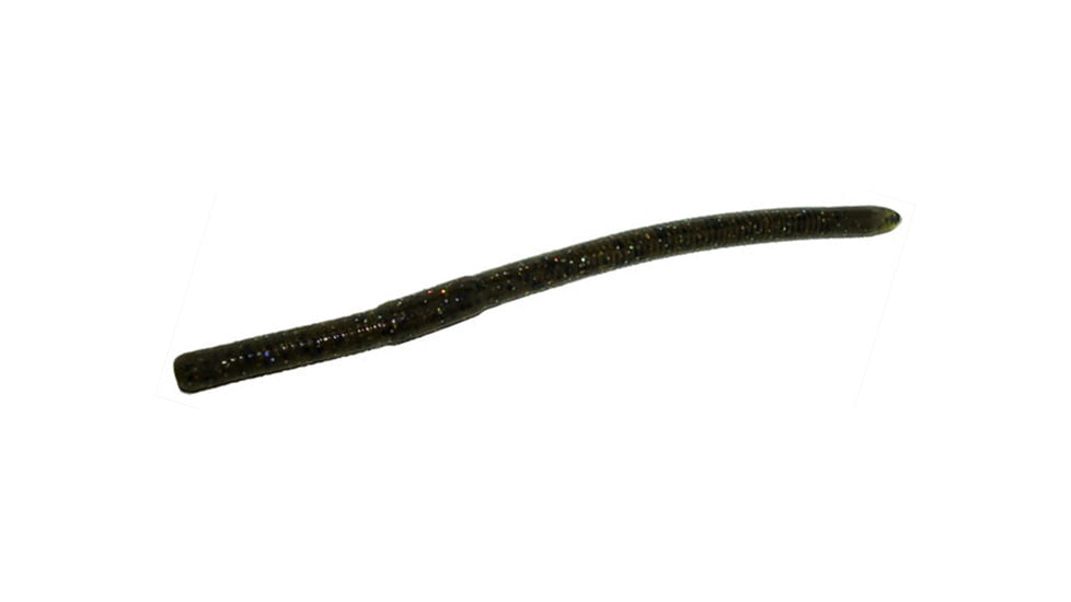 Zoom Swamp Crawler Finesse Worm, 5 Pack, 5.5in, Green Pumpkin Magic 2, 016284X