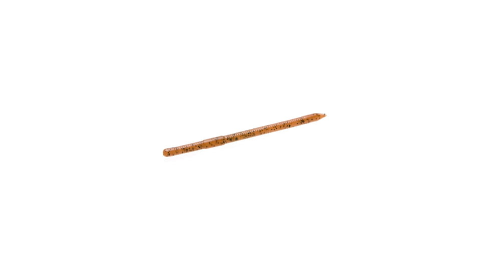 Zoom Swamp Crawler Finesse Worm, 5 Pack, 5.5in, Pumpkin 2, 016013X