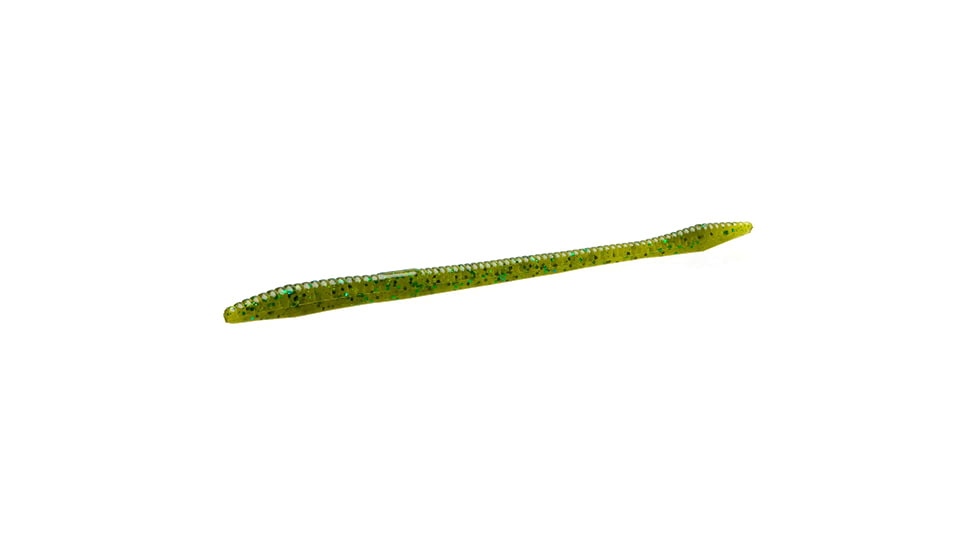 Zoom Trick Worm, 20 Pack, 6.5in, Kudzu, 006102X