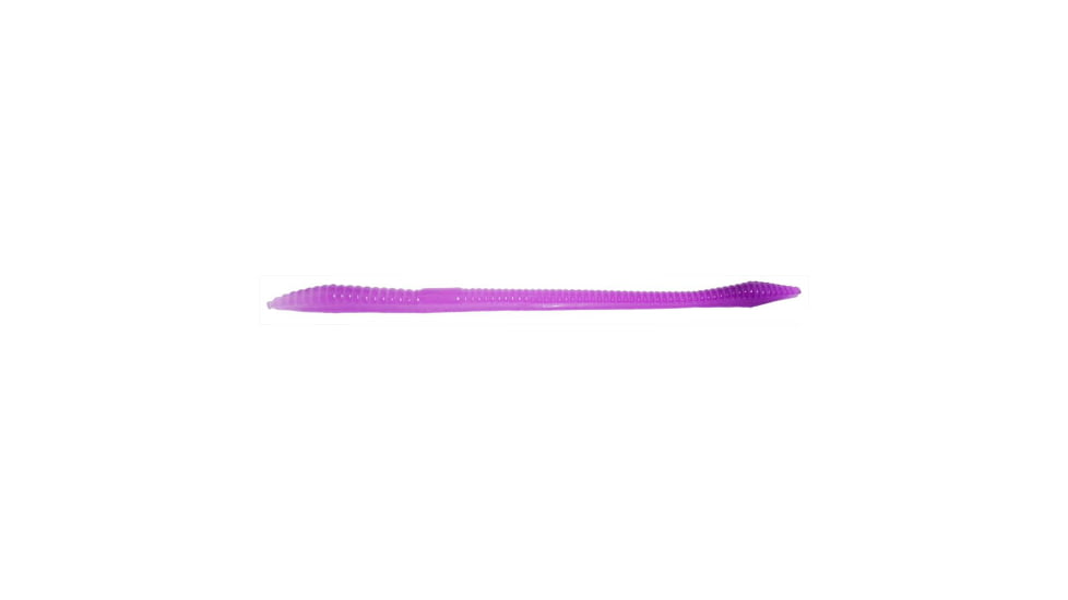 Zoom Trick Worm, 20 Pack, 6.5in, Old Purple, 006065X