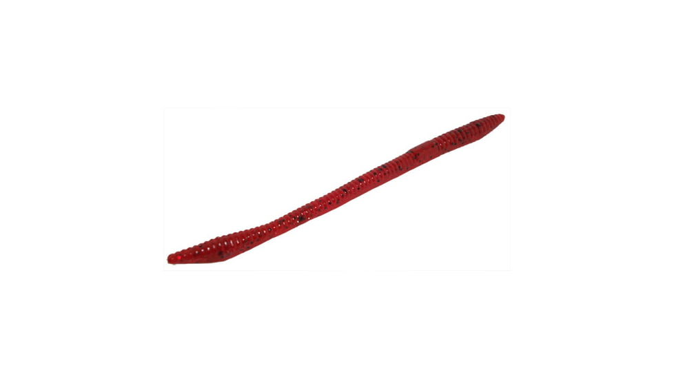 Zoom Trick Worm, 20 Pack, 6.5in, Ruby Red, 006134X