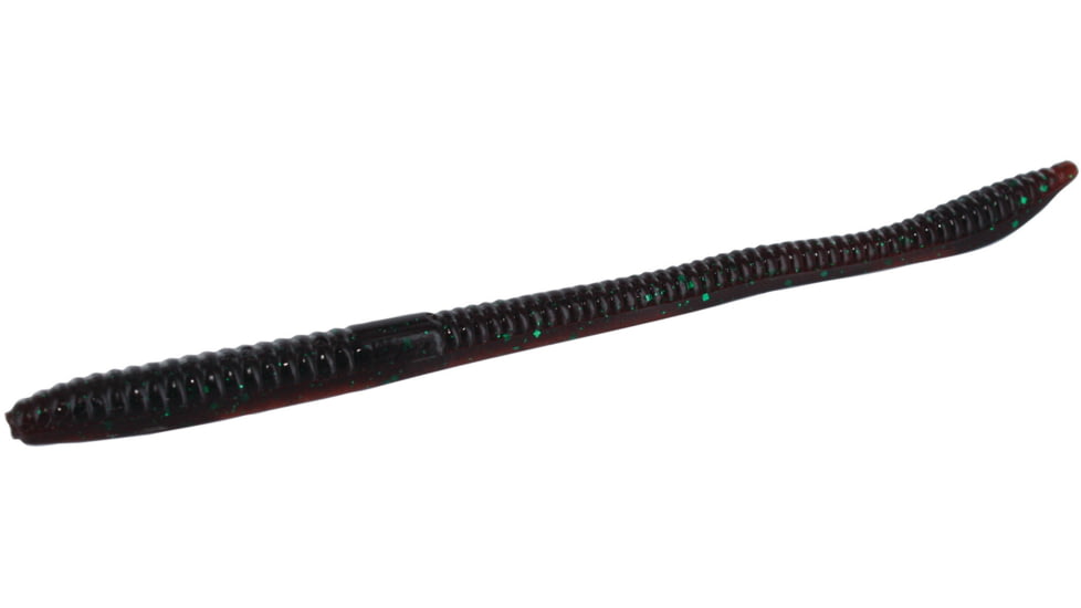 Zoom Trick Worm, 20 Pack, 6.5in, Scuppernong Green, 006316X
