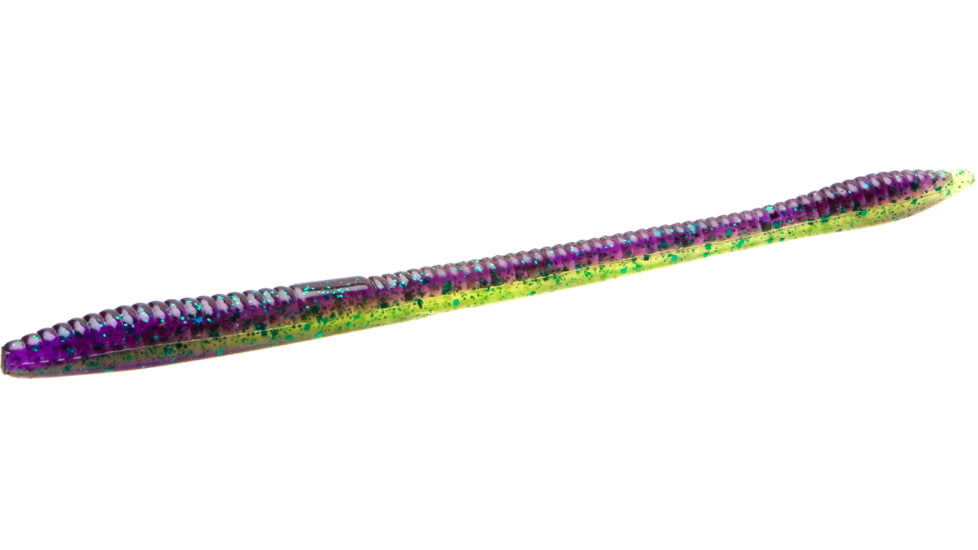 Zoom Trick Worm, 20 Pack, 6.5in, Sour Grape, 006089X