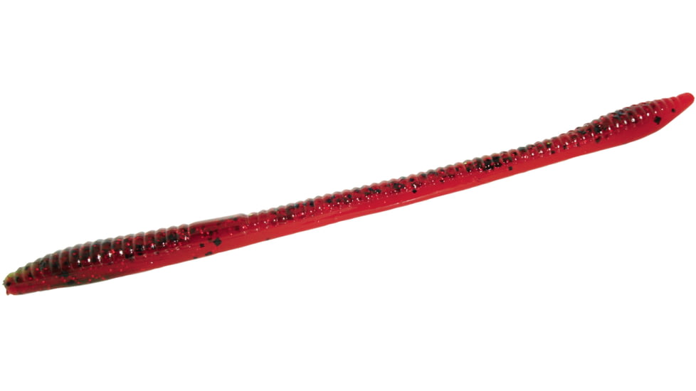Zoom Trick Worm, 20 Pack, 6.5in, Watermelon Red Tomato, 006250X