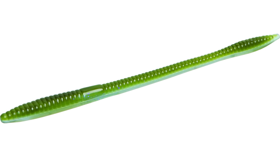 Zoom Trick Worm Worm, 20, 6.5in, Watermelon Moondust, 006363-SP