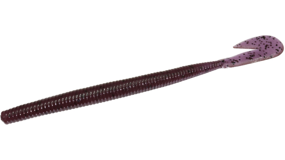 Zoom U-V Speed Worm, 15 Pack, 6in, Purple Pumpkin, 018432X