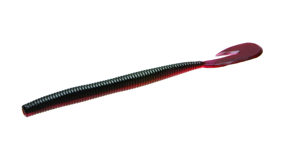 Zoom Ultra-Vibe Speed Worm, 15, 6in, Red Shad, 018029-SP