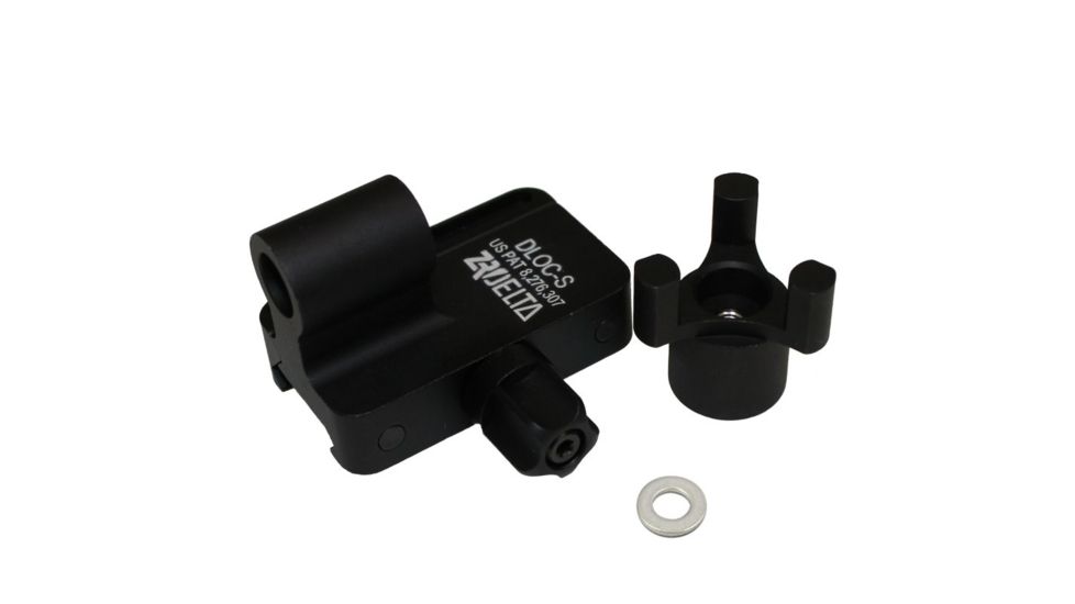 ZRODelta DLOC-S Mounting Kit for Harris-S Style Bipod, Bipod not included, Black 7029-0002-4102