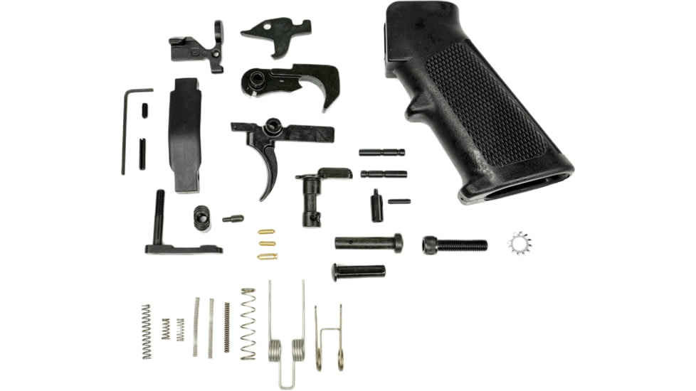 ZRODelta ELG Complete Lower Parts Kit w/ Enhanced Polymer Trigger Guard, Black, Small, 7035-0024-1520