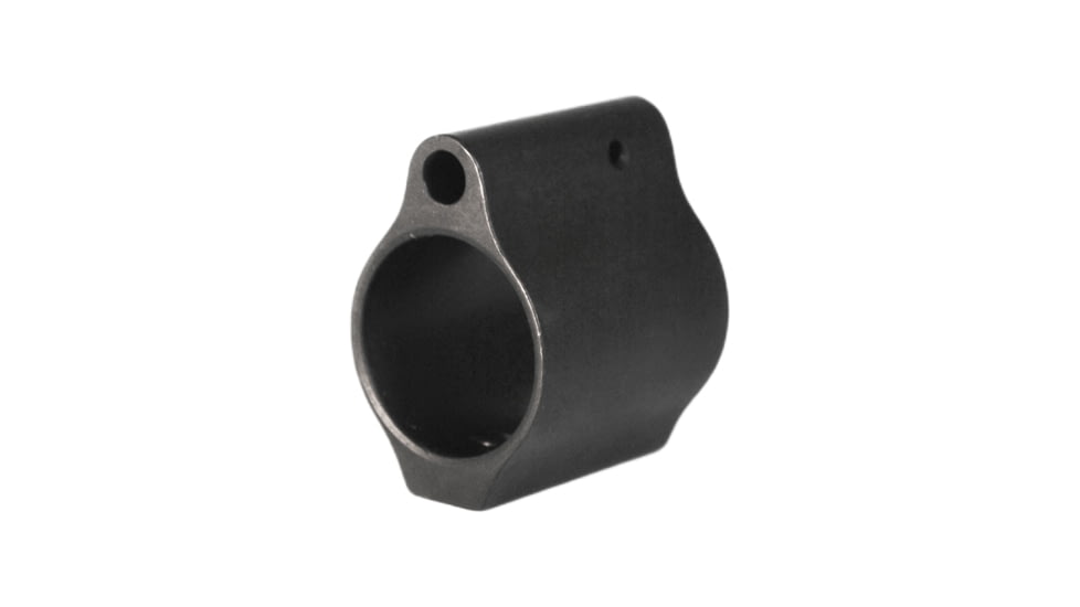 ZRODelta Low Profile Gas Block, Nitride, .750in, Black, Small, 7036-0004-0000
