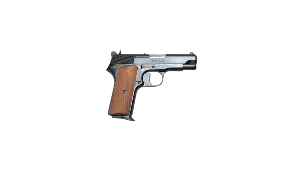 Zastava Arms USA M88 Pistol, 9mm Luger, 3.8in barrel, blued steel frame, walnut grip, recoil operated semi-automatic, fixed front and rear, 8 round magazine, ZST-M88-9MM-3.8-1-FRRMPG