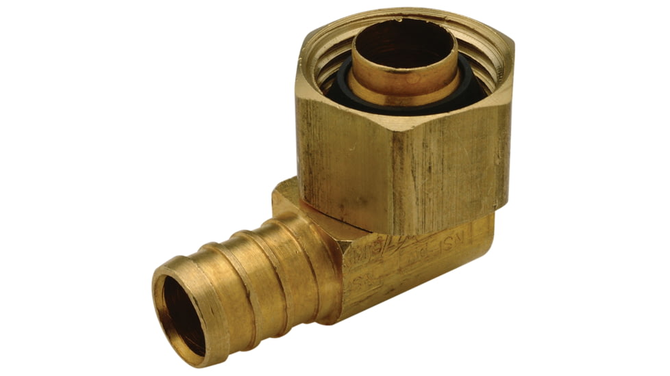 Zurn Pex Brass Elbows 1/2in Barb x 1/2in Fpt, QQE33BSGX