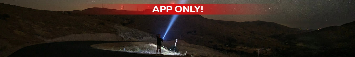 App Deal! 13% OFF Flashlights, Lanterns & Headlamps <em>&mdash; 64 products / 84 models</em>