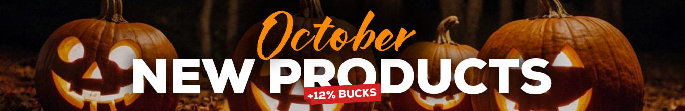 New for October: Earn 12% Back in Bonus Bucks on Select New Products <em>&mdash; 13 products / 40 models</em>