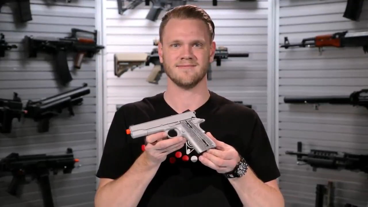 opplanet action sport games dan wesson valor custom co2 1911 video