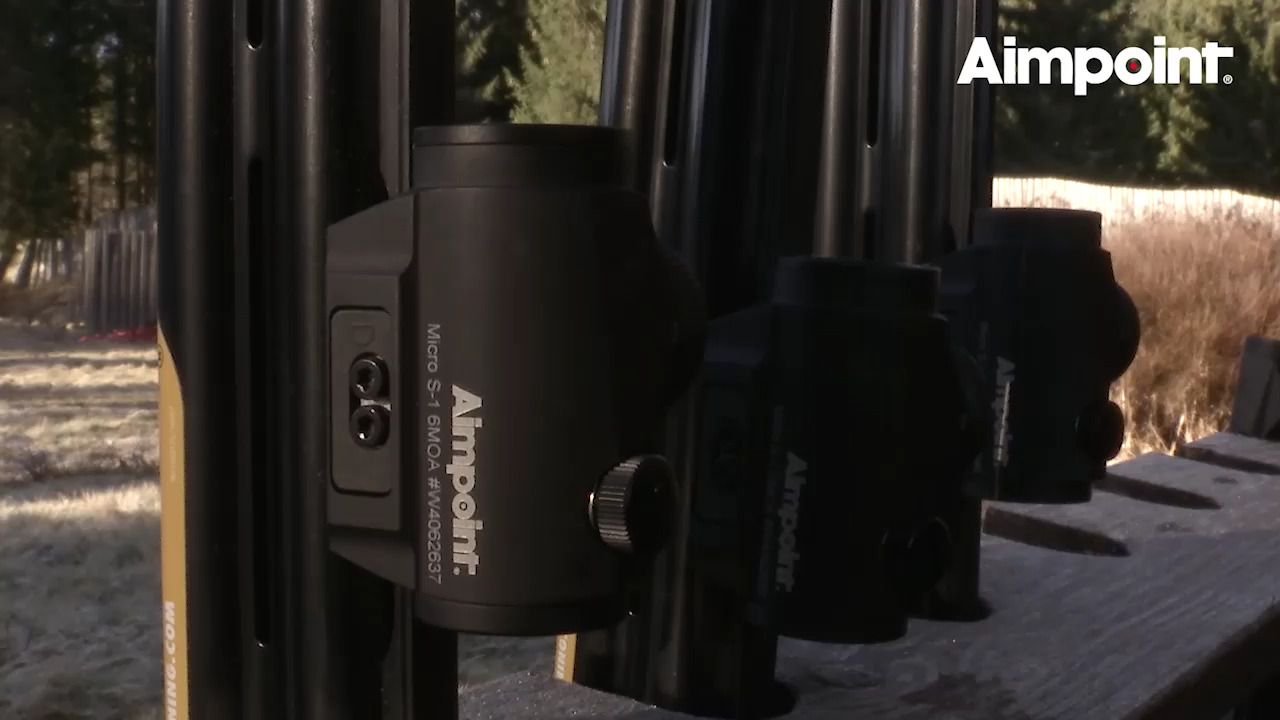 opplanet aimpoint micro s 1 6 moa red dot sight trailer 1 video