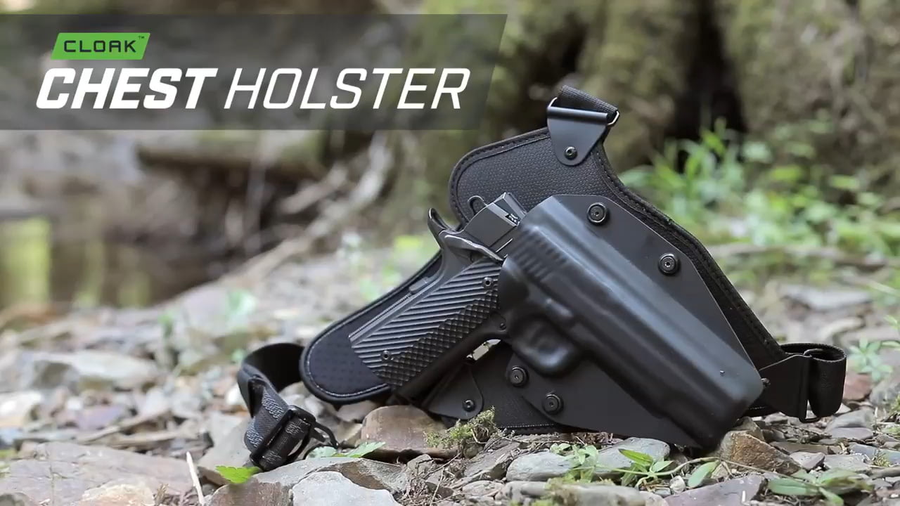opplanet alien gear holsters chest holster for open carry video