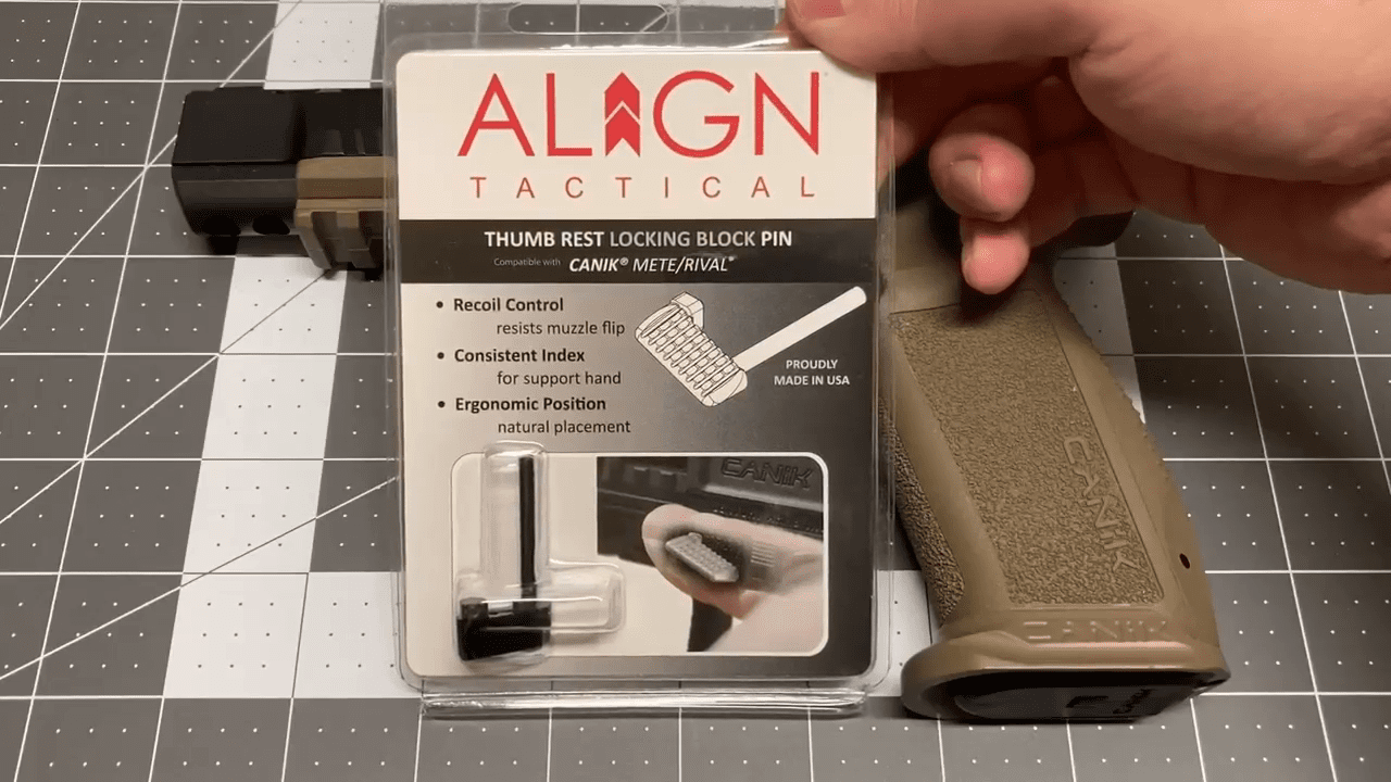 opplanet align tactical thumb rest installation canik rival mete video