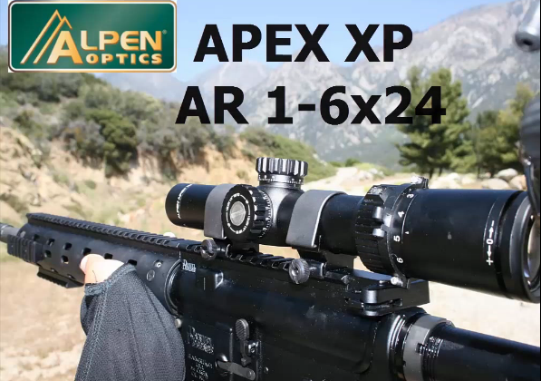 opplanet alpen apex xp ar riflescope 1 6x24mm flv
